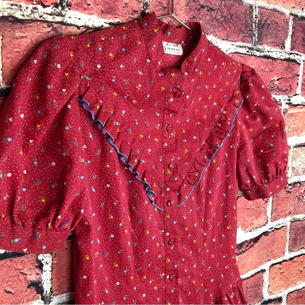 Vintage 1970s prairie dress - Picture 6 of 11